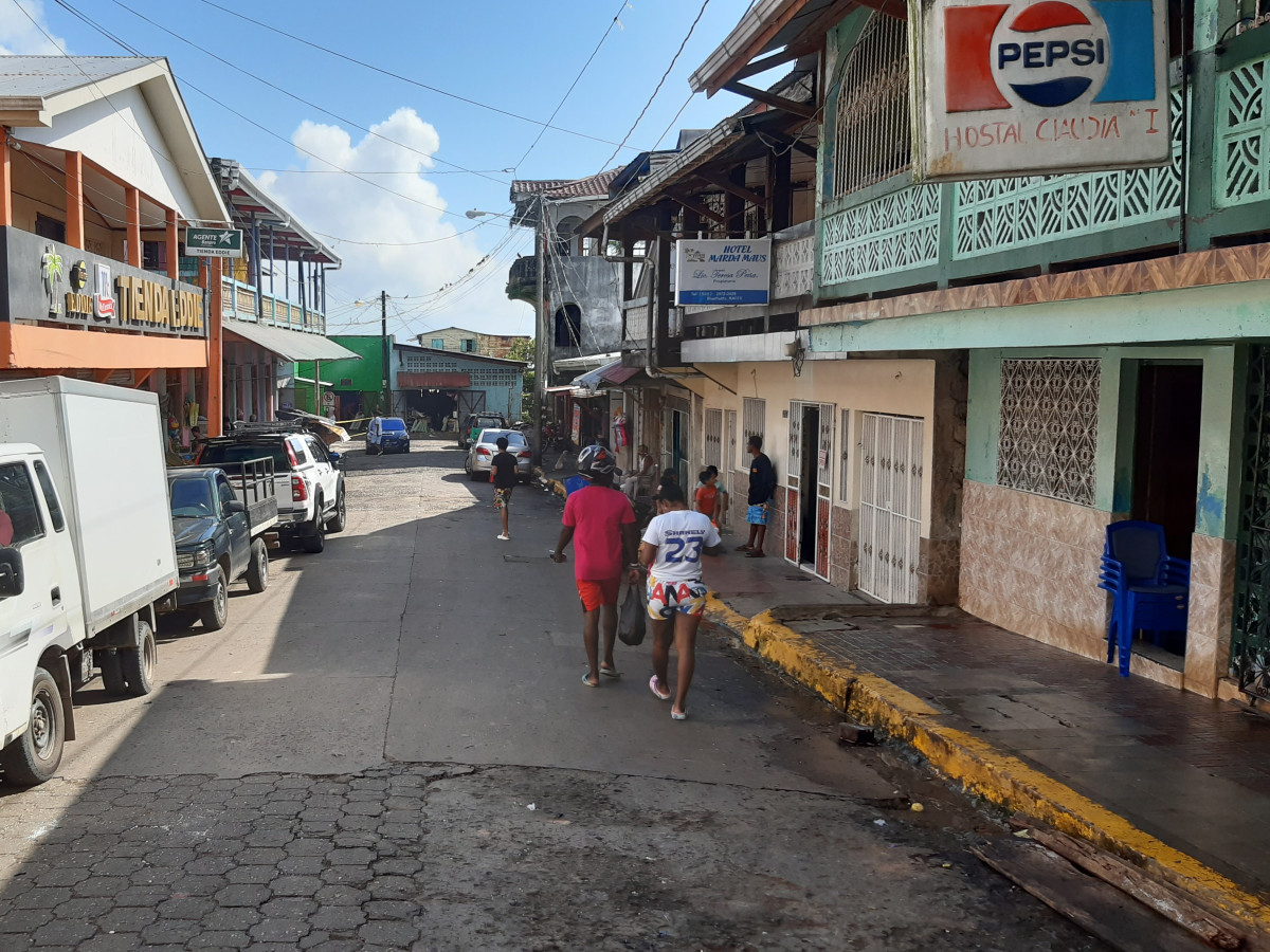 Street in Bluefields, Nicaragua